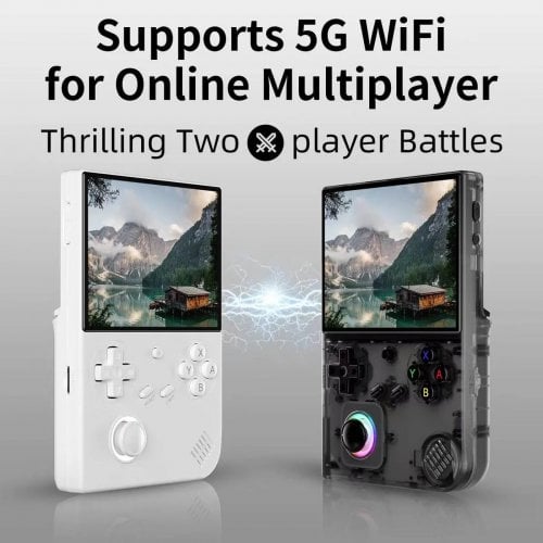 Уценка портативная игровая консоль Anbernic RG 40XXV 64GB Transparent Black (Вскрытая упаковка, 918026) купить в Украине | Telemart фото