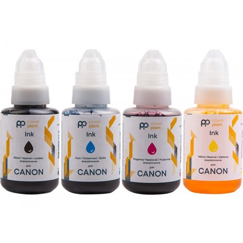 Набір чорнил PowerPlant Canon 4x140ml (PP-CAN-SET4) CMYBK купити в Україні | Telemart фото