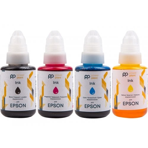 Набір чорнил PowerPlant Epson 4x140ml (PP-EPS-SET4) CMYBK купити в Україні | Telemart фото