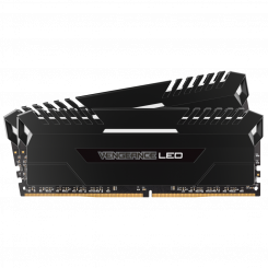 ОЗУ Corsair DDR4 16GB (2x8GB) 3000Mhz Vengeance LED White (CMU16GX4M2D3000C16) Black