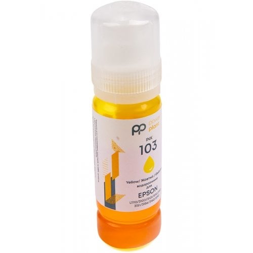 Чорнило PowerPlant Epson 103 70ml (PP103Y) Yellow купити в Україні | Telemart фото