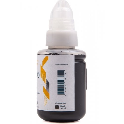 Чорнило PowerPlant Canon GI-490 140ml (PP490BP) Pigment Black купити в Україні | Telemart фото