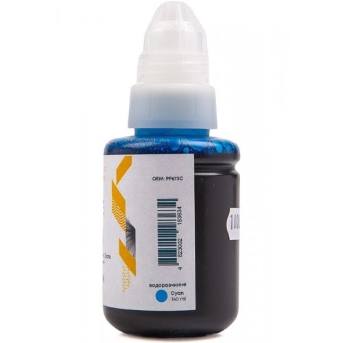 Чорнило PowerPlant Epson 673 140ml (PP673C) Cyan купити в Україні | Telemart фото