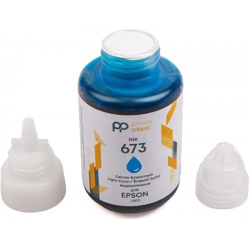 Чорнило PowerPlant Epson 673 140ml (PP673LC) Light Cyan купити в Україні | Telemart фото