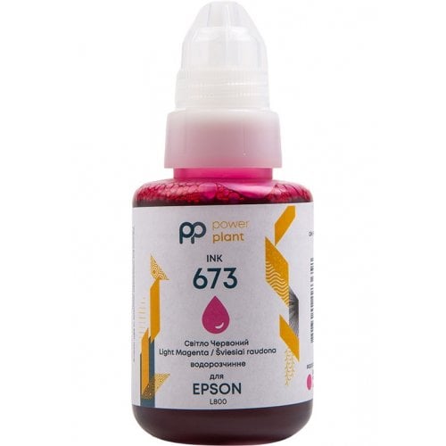 Чорнило PowerPlant Epson 673 140ml (PP673LM) Light Magenta купити в Україні | Telemart фото