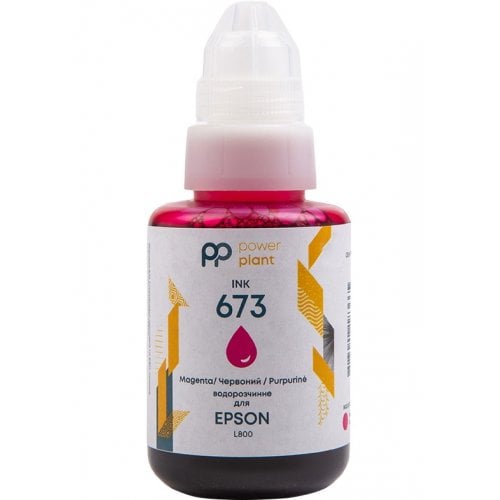 Чорнило PowerPlant Epson 673 140ml (PP673M) Magenta купити в Україні | Telemart фото