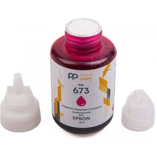 Чорнило PowerPlant Epson 673 140ml (PP673M) Magenta купити в Україні | Telemart фото