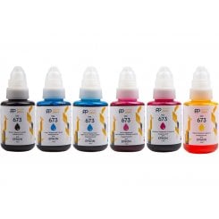Набір чорнил PowerPlant Epson 673 6x140ml (PP673SET6) Multipack