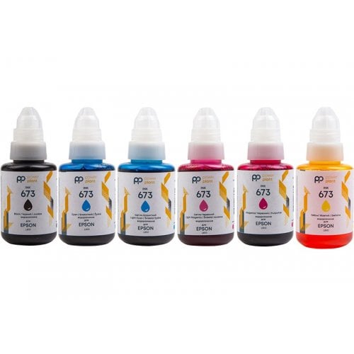 Набор чернил PowerPlant Epson 673 6x140ml (PP673SET6) Multipack купить в Украине | Telemart фото