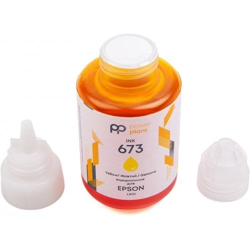 Чорнило PowerPlant Epson 673 140ml (PP673Y) Yellow купити в Україні | Telemart фото