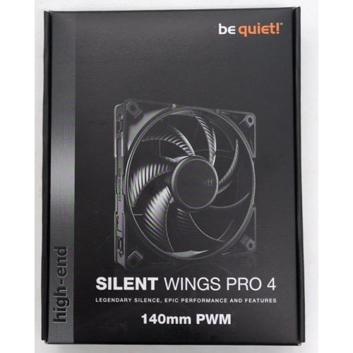 Кулер для корпуса Be Quiet! Silent Wings PRO 4 140 PWM (BL099) (Восстановлено продавцом, 918332) купить в Украине | Telemart фото