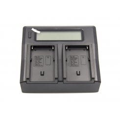 Зарядное устройство PowerPlant Dual Sony NP-F970 для двух аккумуляторов (CH980222)