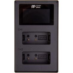 Зарядное устройство PowerPlant Canon LP-E17 для двух аккумуляторов, LED экран (CH980550)