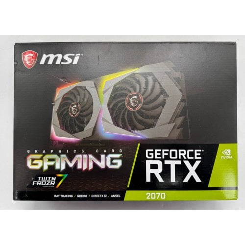 Видеокарта MSI GeForce RTX 2070 GAMING 8192MB (RTX 2070 GAMING 8G) (Восстановлено продавцом, 918409) купить в Украине | Telemart фото