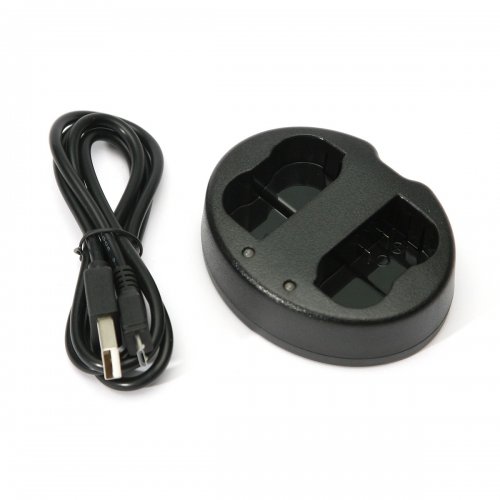 Зарядное устройство PowerPlant Dual Canon LP-E6 для двух аккумуляторов (DV00DV3924) купить в Украине | Telemart фото