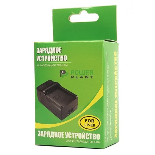Сетевое зарядное устройство PowerPlant Canon LP-E8 Slim (DVOODV2255) купить в Украине | Telemart фото