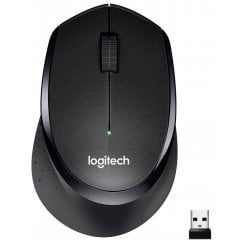 Уцінка миша Logitech M330 Silent Plus (910-004909) Black (Розкрита упаковка, 918510) / 1000 DPI