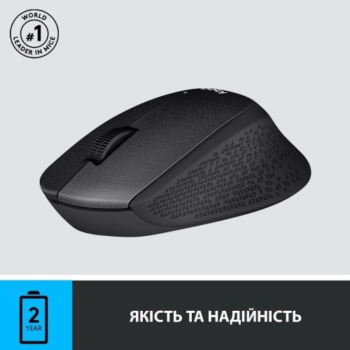 Уценка мышка Logitech M330 Silent Plus (910-004909) Black (Вскрытая упаковка, 918510) купить в Украине | Telemart фото