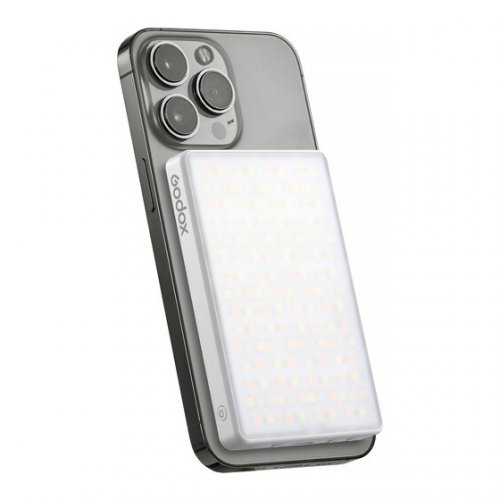 Видеосвет для смартфона + повербанк Godox MA5R Magnetic Charging Full-Color LED White купить в Украине | Telemart фото