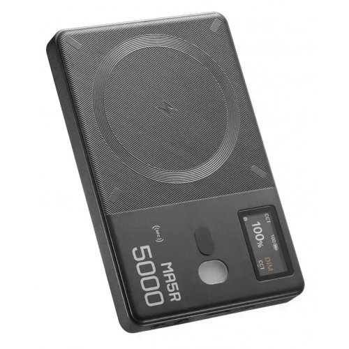 Видеосвет для смартфона + повербанк Godox MA5R Magnetic Charging Full-Color LED Black купить в Украине | Telemart фото