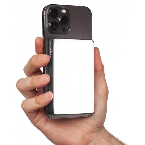 Видеосвет для смартфона + повербанк Godox MA5R Magnetic Charging Full-Color LED Black купить в Украине | Telemart фото