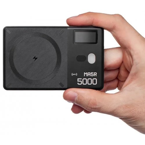 Видеосвет для смартфона + повербанк Godox MA5R Magnetic Charging Full-Color LED Black купить в Украине | Telemart фото