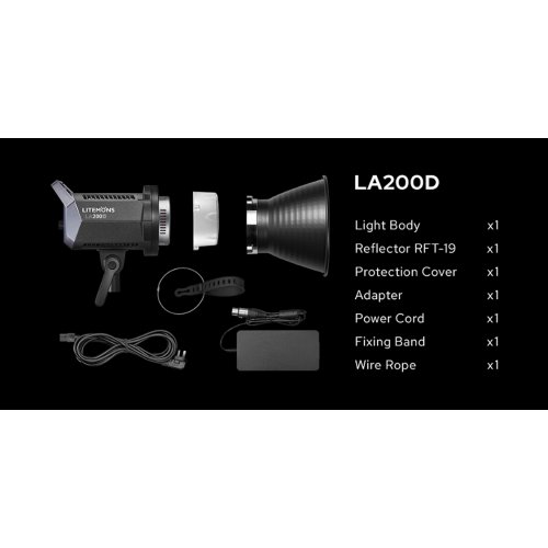 LED прожектор Godox Litemons LA200D Daylight купить в Украине | Telemart фото
