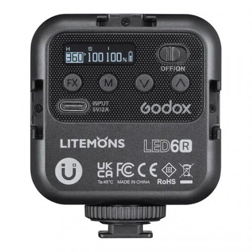LED освещение Godox LED6R Video Light RGB купить в Украине | Telemart фото