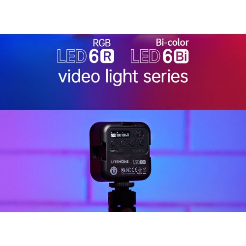 LED освещение Godox LED6R Video Light RGB купить в Украине | Telemart фото