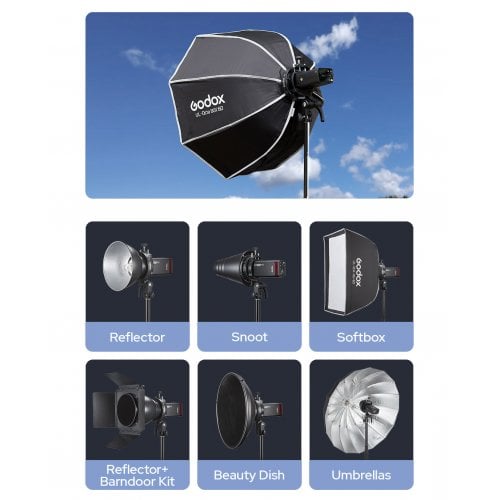 Держатель для накамерной вспышки Godox S3 Speedlite Bracket Bowens Mount купить в Украине | Telemart фото