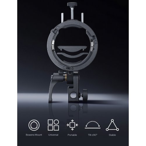 Держатель для накамерной вспышки Godox S3 Speedlite Bracket Bowens Mount купить в Украине | Telemart фото