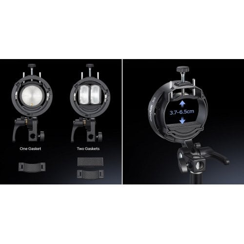 Держатель для накамерной вспышки Godox S3 Speedlite Bracket Bowens Mount купить в Украине | Telemart фото