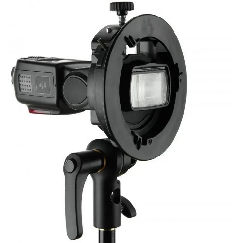 Держатель для накамерной вспышки Godox S2 Speedlite Bracket Bowens Mount купить в Украине | Telemart фото