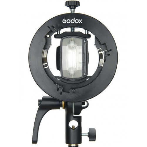 Держатель для накамерной вспышки Godox S2 Speedlite Bracket Bowens Mount купить в Украине | Telemart фото