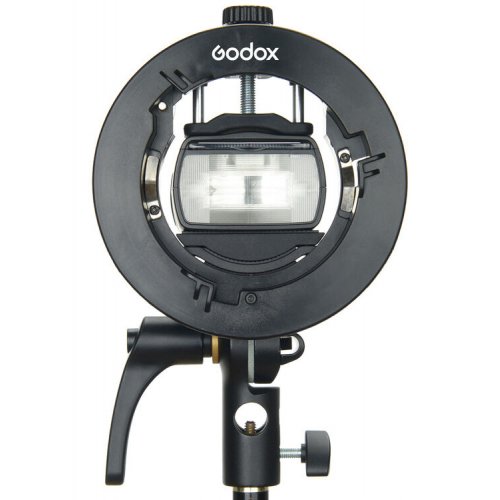 Держатель для накамерной вспышки Godox S2 Speedlite Bracket Bowens Mount купить в Украине | Telemart фото