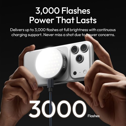 Вспышка для телефона Ulanzi MFL01 Mini Portable Phone Flash (L151A MFL01) Black купить в Украине | Telemart фото