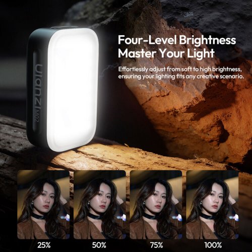 Вспышка для телефона Ulanzi M02 Portable Phone Mini Flashlight (L217A M02) Black купить в Украине | Telemart фото