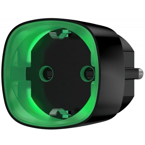 Розумна розетка Ajax Socket (000012339) Black купити в Україні | Telemart фото