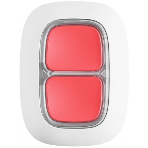 Тривожна кнопка Ajax DoubleButton (000020949) White купити в Україні | Telemart фото