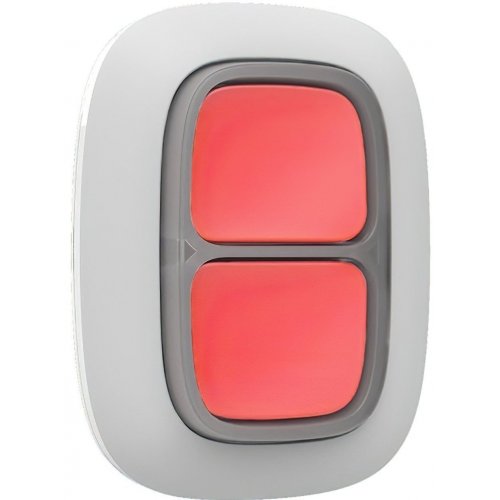 Тривожна кнопка Ajax DoubleButton (000020949) White купити в Україні | Telemart фото