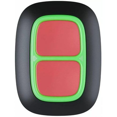 Тривожна кнопка Ajax DoubleButton (000021053) Black купити в Україні | Telemart фото