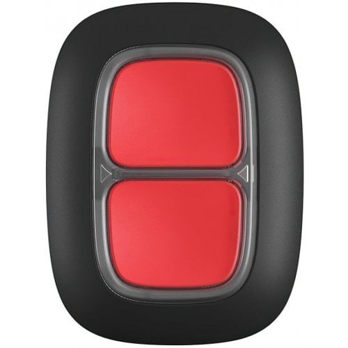 Тривожна кнопка Ajax DoubleButton (000021053) Black купити в Україні | Telemart фото