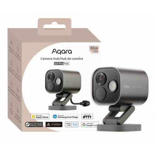 Умная камера-хаб Aqara Camera Hub G5 Pro PoE (CH-C03D-G) Gray купить в Украине | Telemart фото
