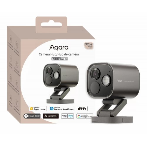 Умная камера-хаб Aqara Camera Hub G5 Pro Wi-Fi (CH-C07D-G) Gray купить в Украине | Telemart фото