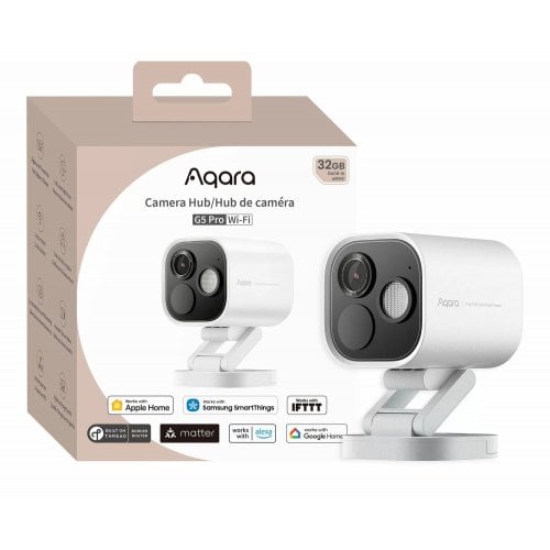 Умная камера-хаб Aqara Camera Hub G5 Pro Wi-Fi (CH-C07D-W) White купить в Украине | Telemart фото
