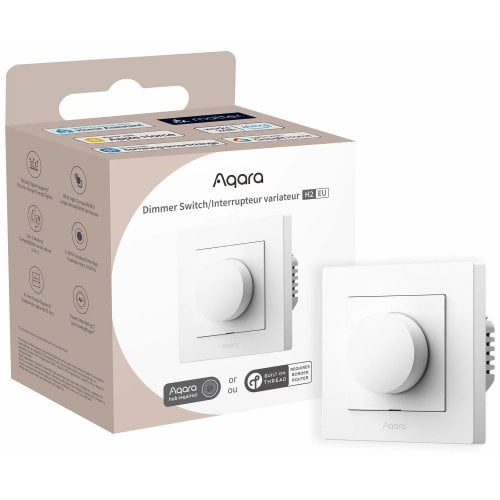 Умный выключатель-диммер Aqara Dimmer Switch H2 EU (KD-R01D-W) White купить в Украине | Telemart фото