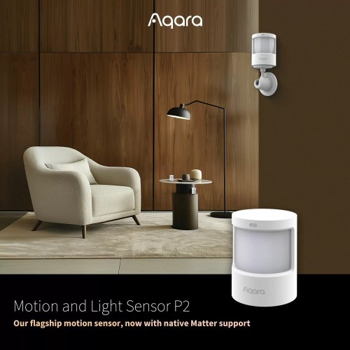 Умный датчик движения и освещения Aqara Motion and Light Sensor P2 (ML-S03D) White купить в Украине | Telemart фото