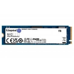 Ssd-диск Kingston NV2 3D NAND 1TB M.2 (2280 PCI-E) NVMe x4 (SNV2S/1000G) (Восстановлено продавцом, 918678)