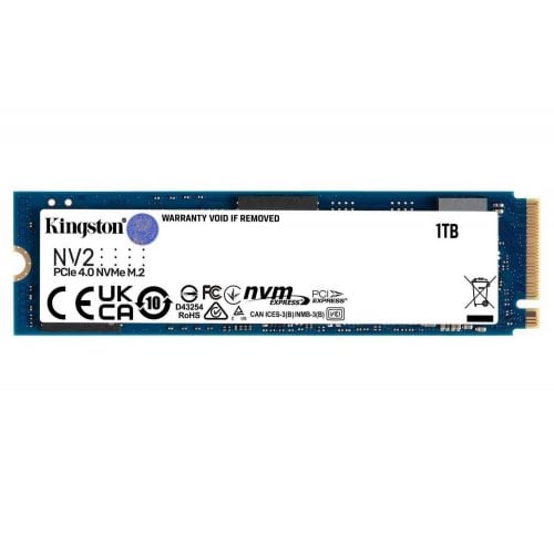 Ssd-диск Kingston NV2 3D NAND 1TB M.2 (2280 PCI-E) NVMe x4 (SNV2S/1000G) (Восстановлено продавцом, 918678) купить в Украине | Telemart фото