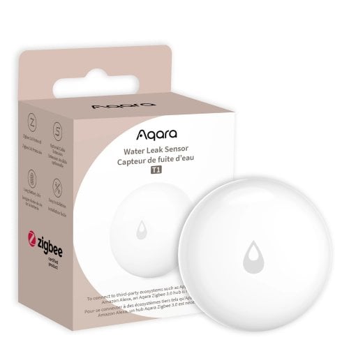 Умный датчик протечки воды Aqara Water Leak Sensor T1 (WL-S02D) White купить в Украине | Telemart фото
